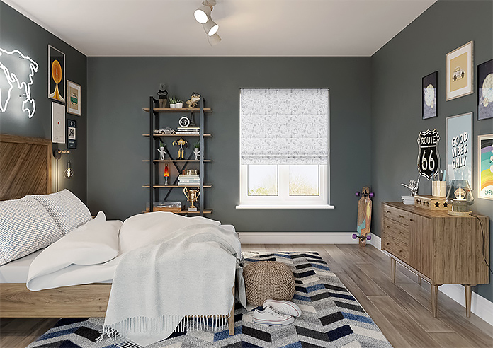 Dino Park, Anthracite - Twist&Fit Roman Blind - Image 8